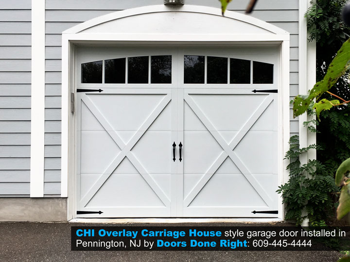 Doors Done Right Garage Doors And Openers Chi Brand Overlay Carriage House Style Garage Door